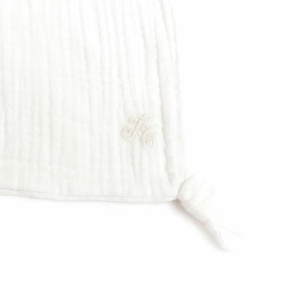 Outlet Doudou plat en coton bio éléphant (30 x 30 cm) Doudou Plat