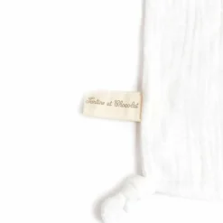 Outlet Doudou plat en coton bio éléphant (30 x 30 cm) Doudou Plat