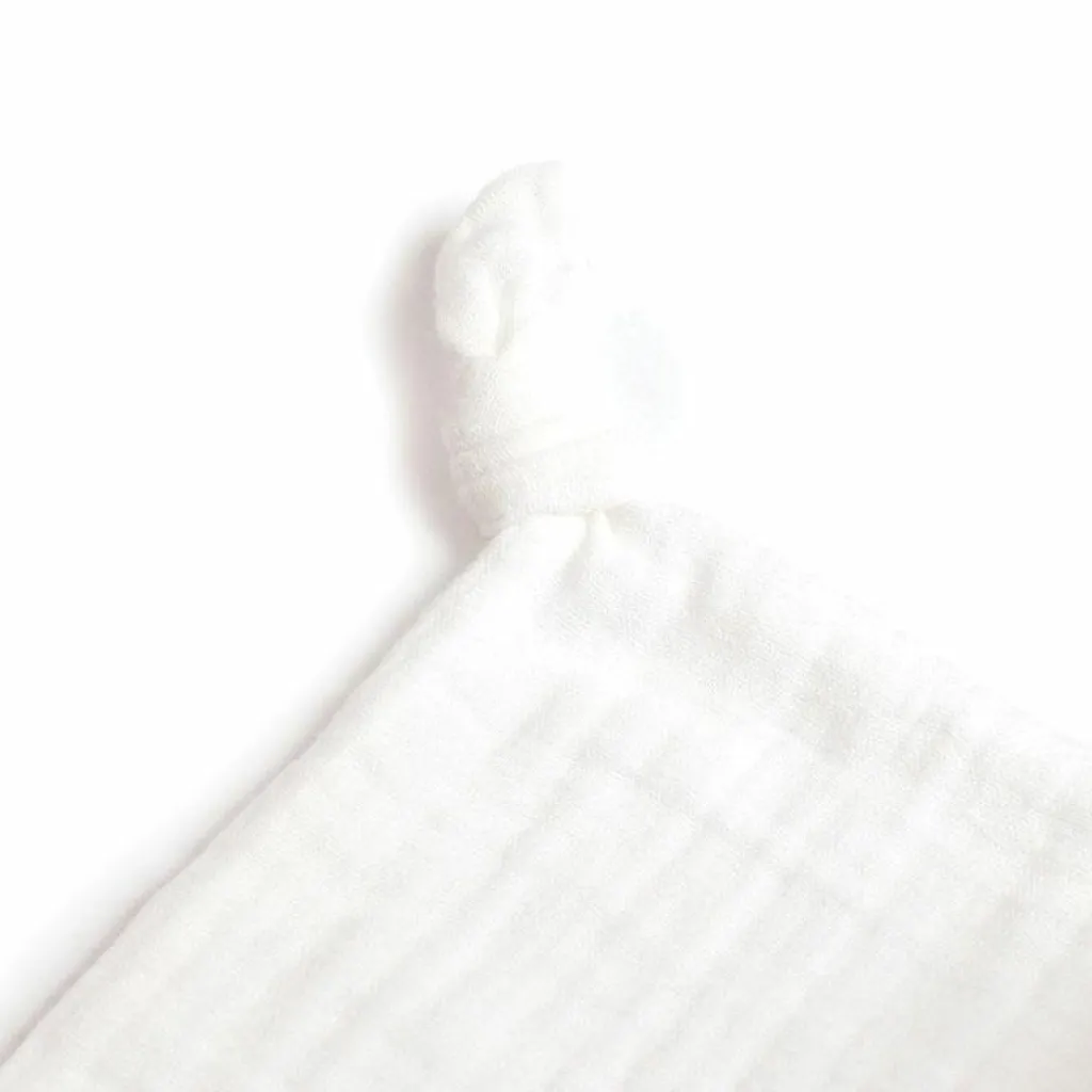 Outlet Doudou plat en coton bio éléphant (30 x 30 cm) Doudou Plat