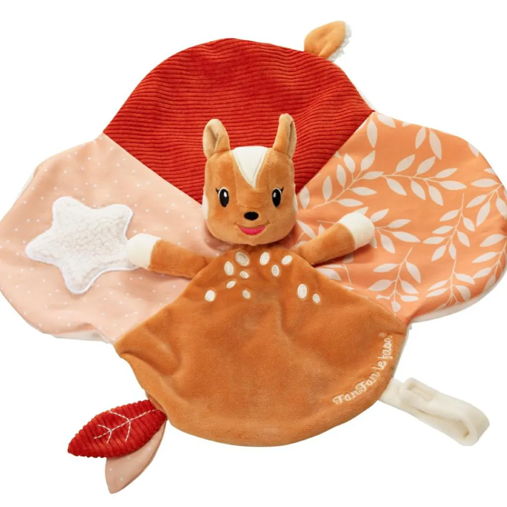 Best Doudou plat Fanfan le faon avec attache sucette Doudou Attache Sucette