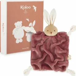Discount Doudou plat Lapin bordeaux Doudou Plat
