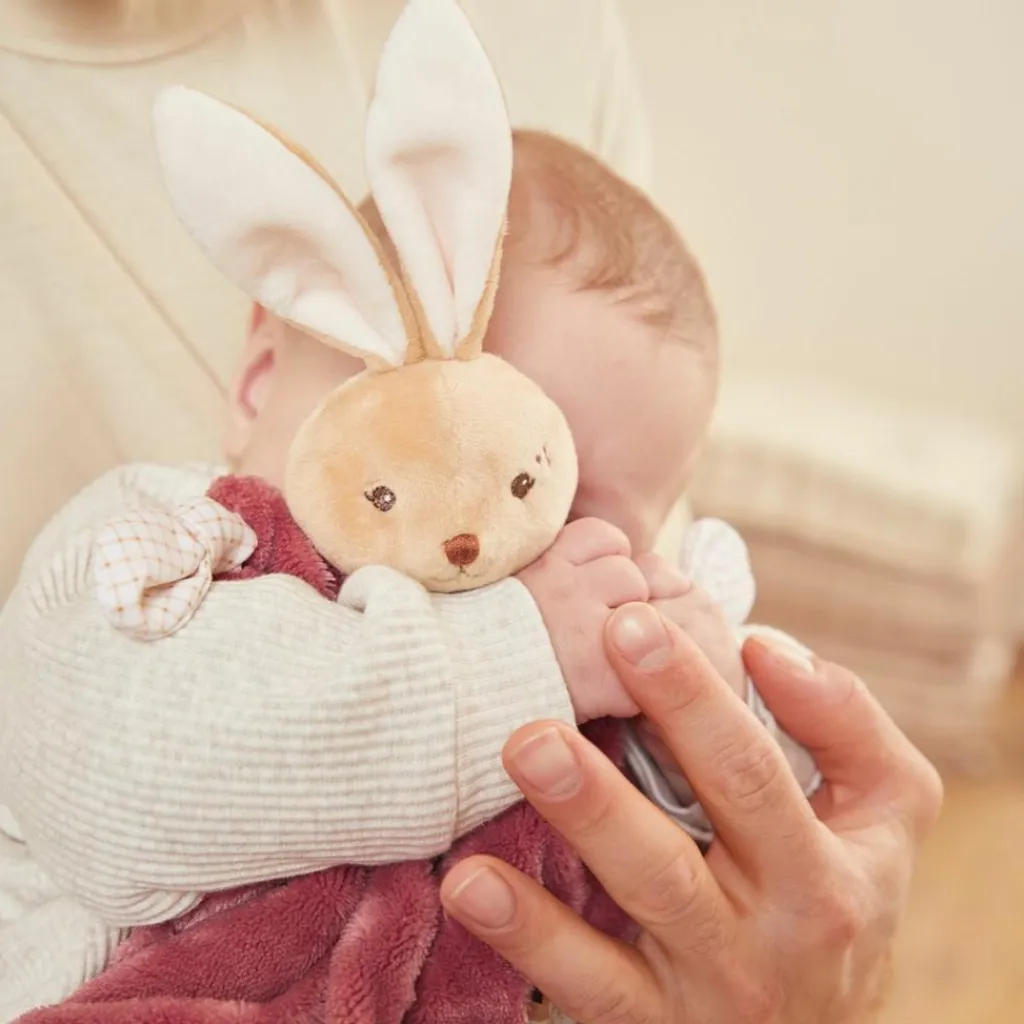 Discount Doudou plat Lapin bordeaux Doudou Plat