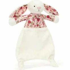 Discount Doudou plat Lapin en fleurs Crème Doudou Plat