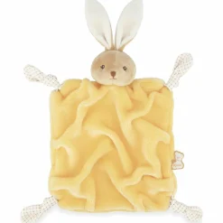 Hot Doudou plat Lapin jaune Doudou Plat