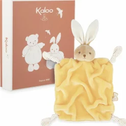 Hot Doudou plat Lapin jaune Doudou Plat