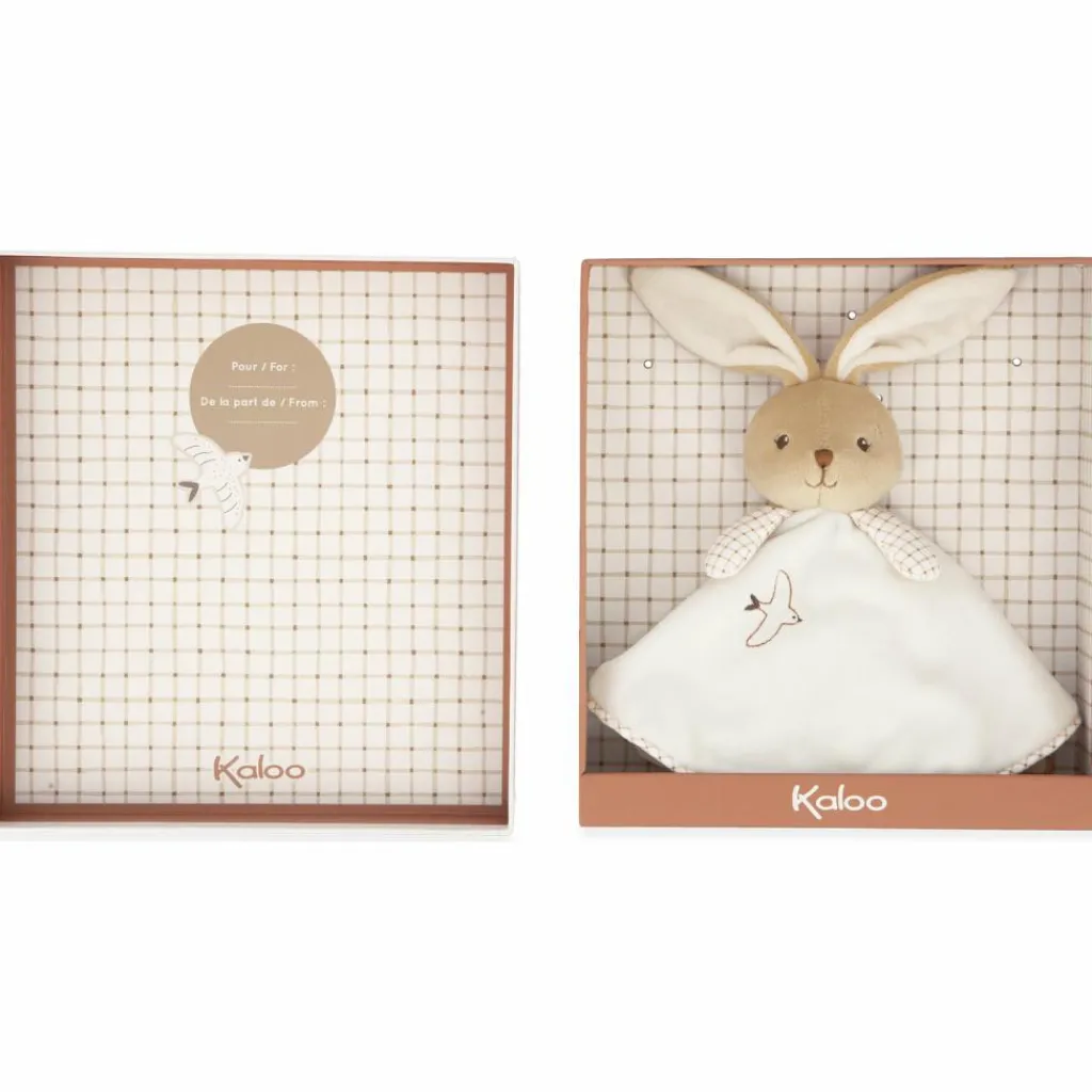 Sale Doudou plat Lapin rond crème Doudou Plat
