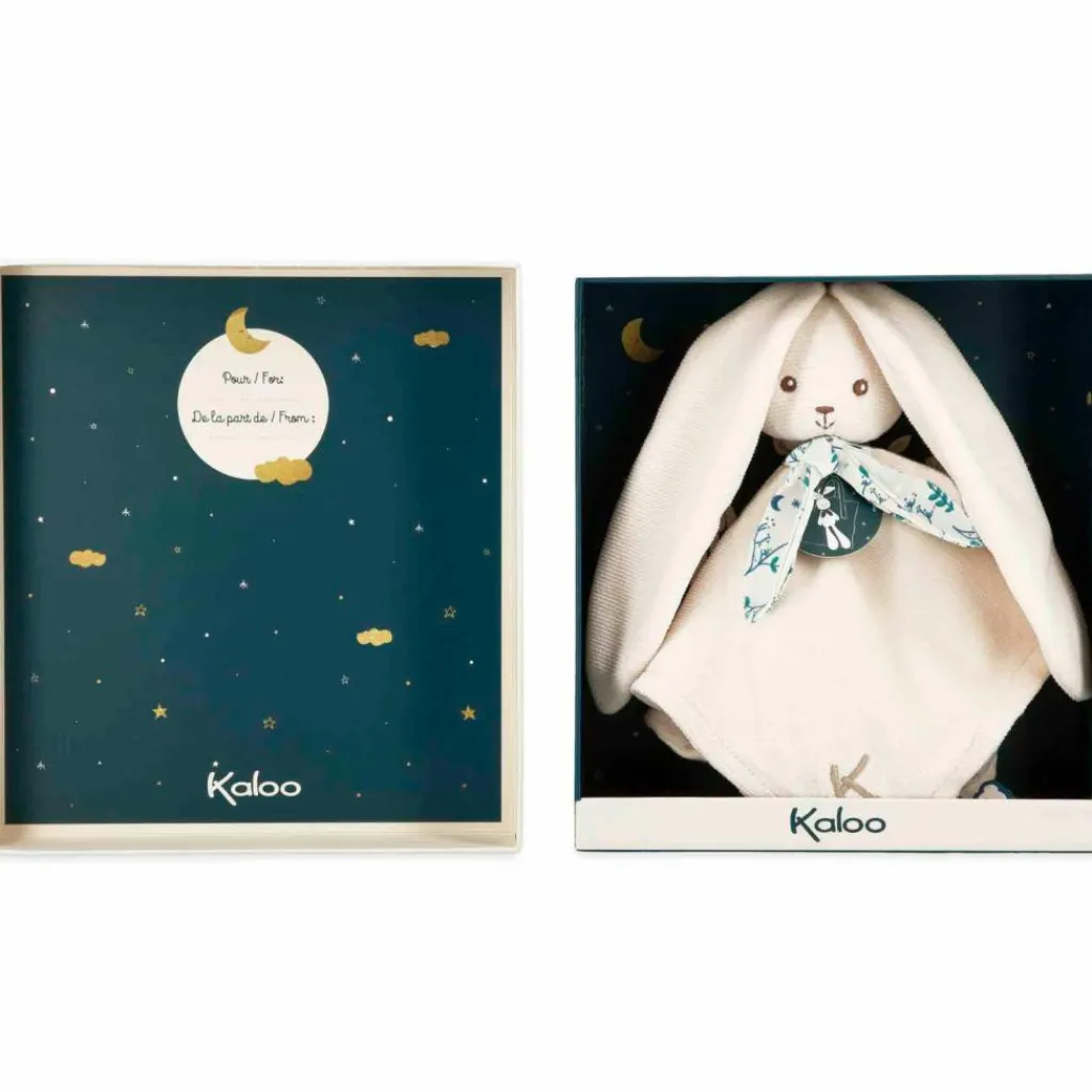 Hot Doudou plat Lapinoo crème Doudou Plat