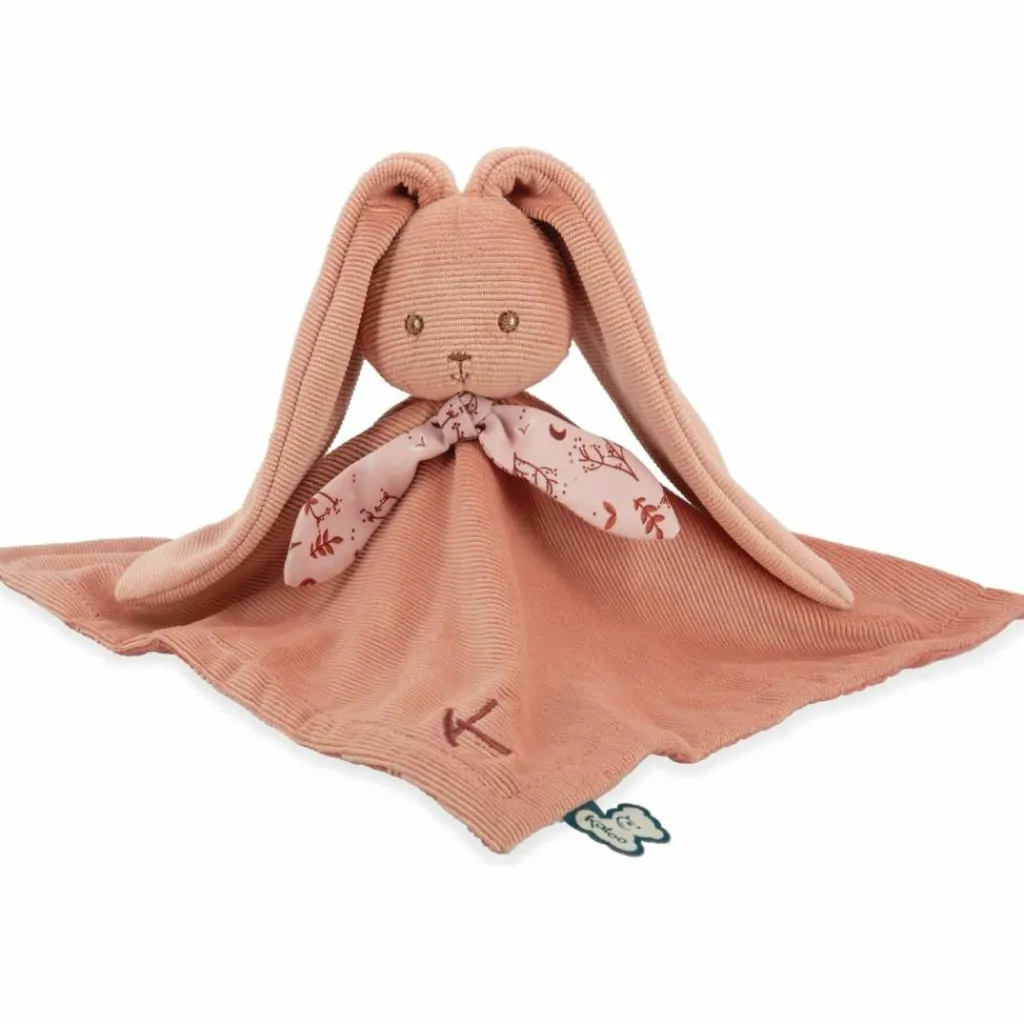 Online Doudou plat Lapinoo terracotta Doudou Plat