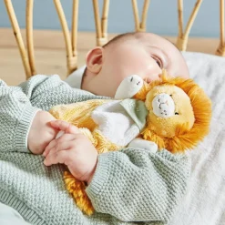 Sale Doudou plat Lion nougat Doudou Plat