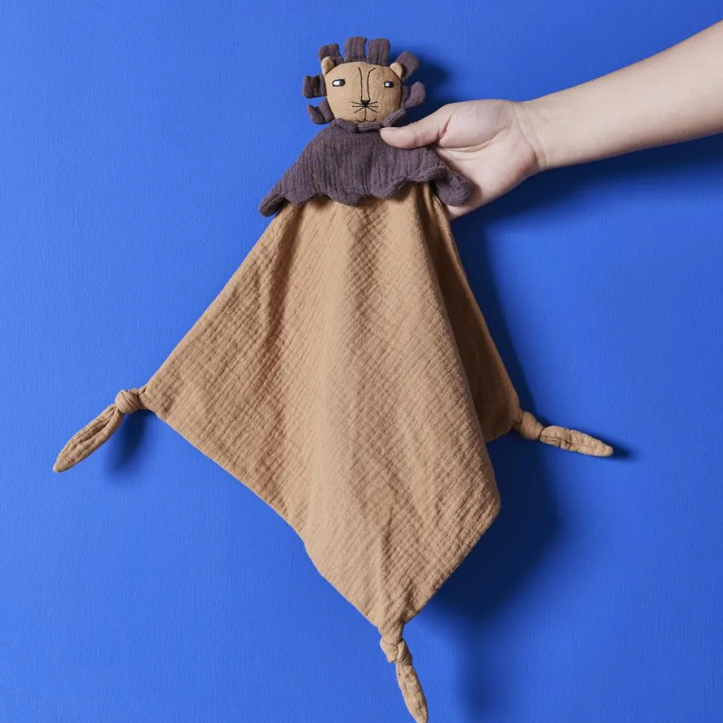 Doudou plat Lobo le lion Doudou Plat