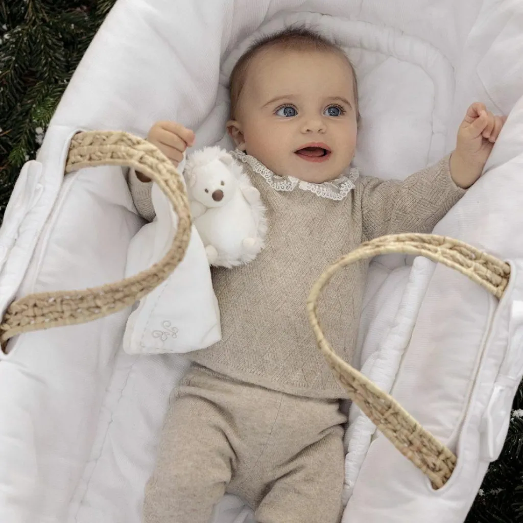 Outlet Doudou plat Léon le hérisson écru (25 x 25 cm) Doudou Plat