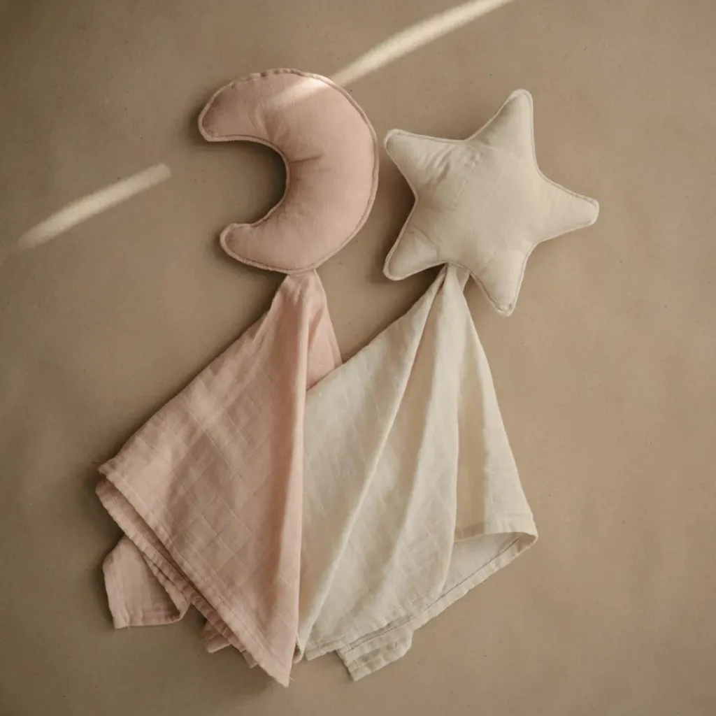 Clearance Doudou plat lune Blush Doudou Plat