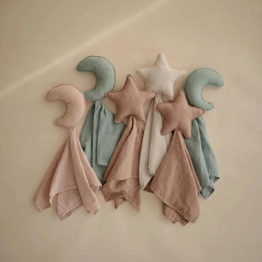 Clearance Doudou plat lune Blush Doudou Plat