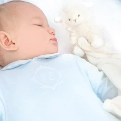 Sale Doudou plat mouton écru (25 x 25 cm) Doudou Plat