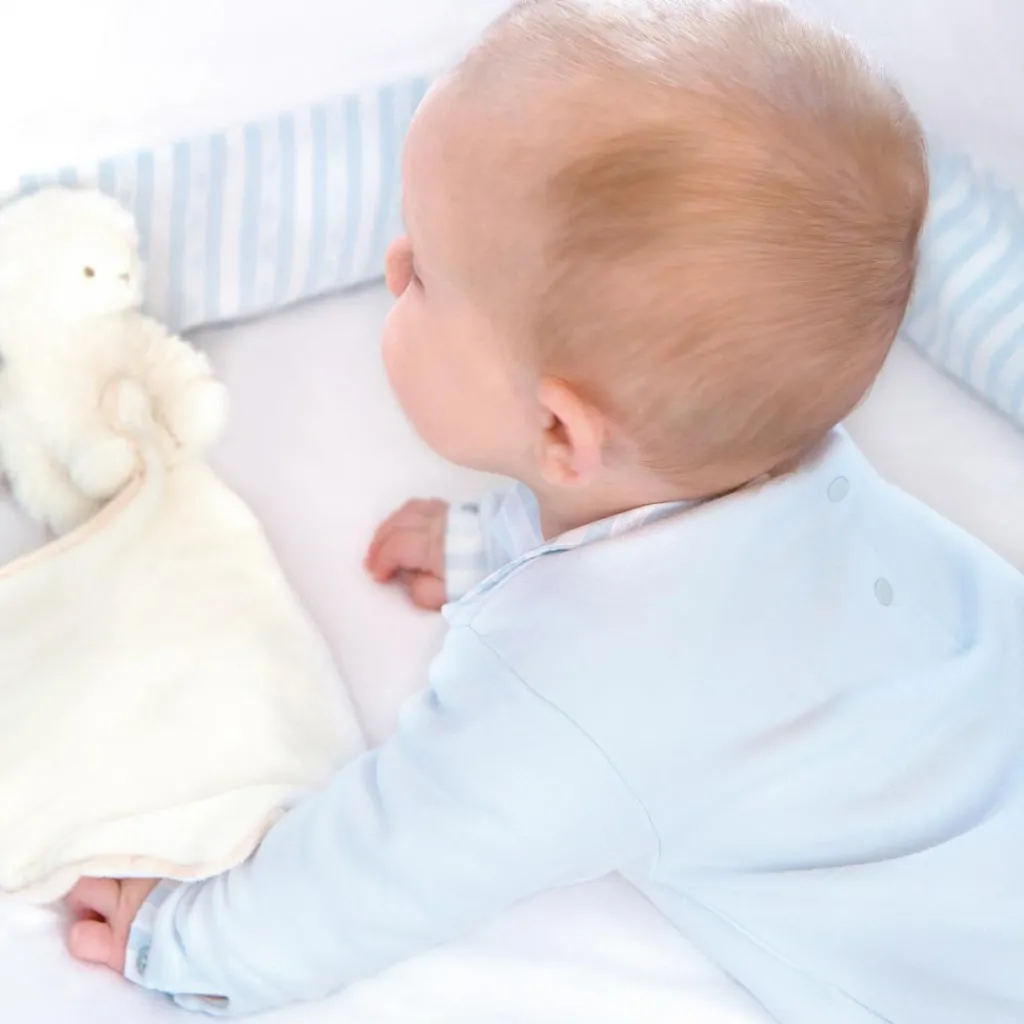 Sale Doudou plat mouton écru (25 x 25 cm) Doudou Plat