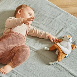 New Doudou plat Nathan le faon Doudou Plat