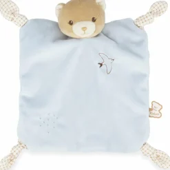New Doudou plat Ours bleu Doudou Plat