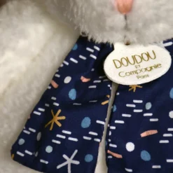 New Doudou plat ours luminescent Clair de Lune (26 cm) Doudou Plat