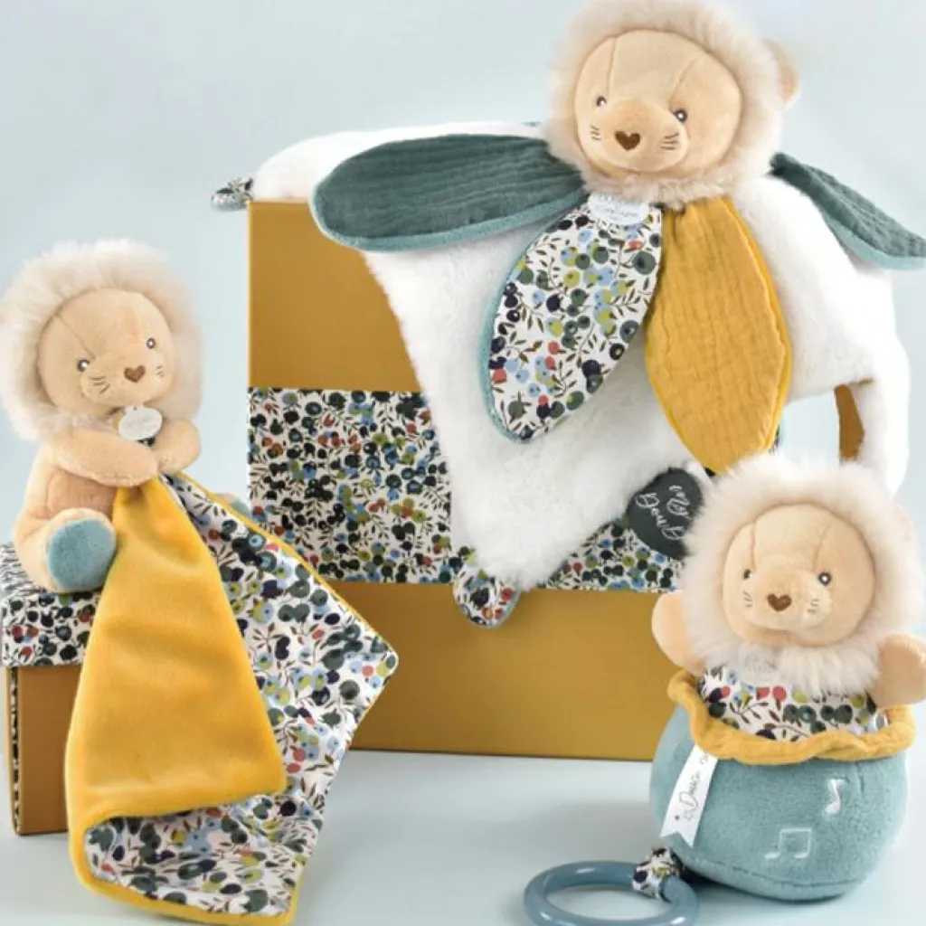 Best Doudou plat pantin Lion Boh'aime (12 cm) Doudou Plat