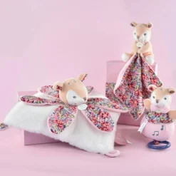 Discount Doudou plat pétale Faon Boh'aime (27 cm) Doudou Plat