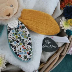 Doudou plat pétale Lion Boh'aime (27 cm) Doudou Plat