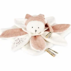 Hot Doudou plat pétales Ours Rose (25 cm) Doudou Plat