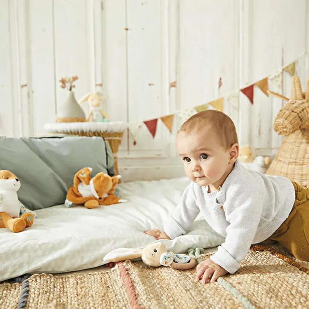 Discount Doudou plat renard Léonard Les Fripons Doudou Plat