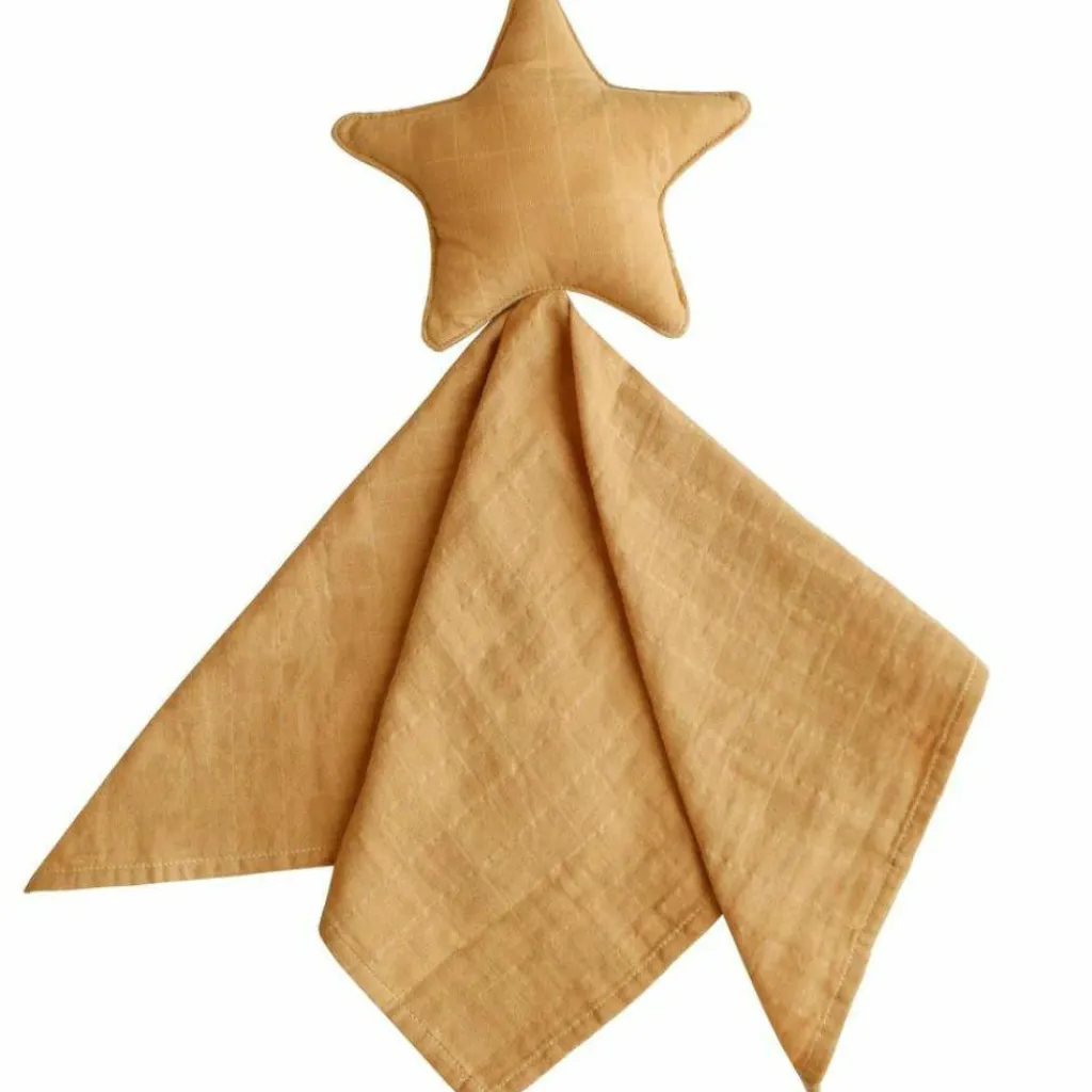 Outlet Doudou plat étoile Fall yellow Doudou Plat