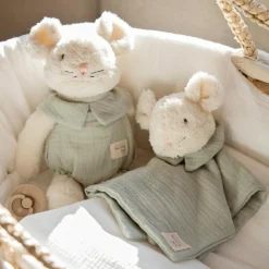 Outlet Doudou Souris Poppy Mousse Doudou Plat