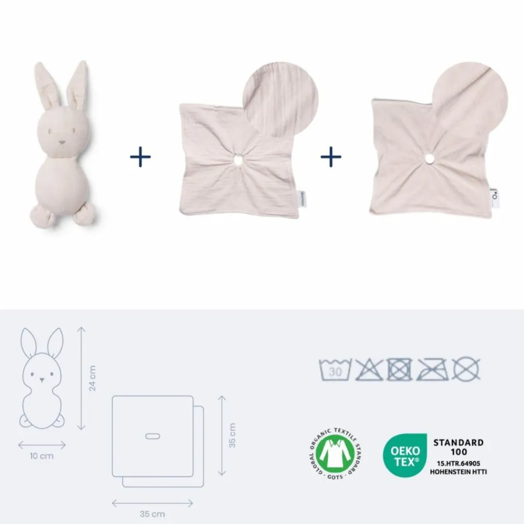 Clearance Doudou You&Me Almond Doudou Plat