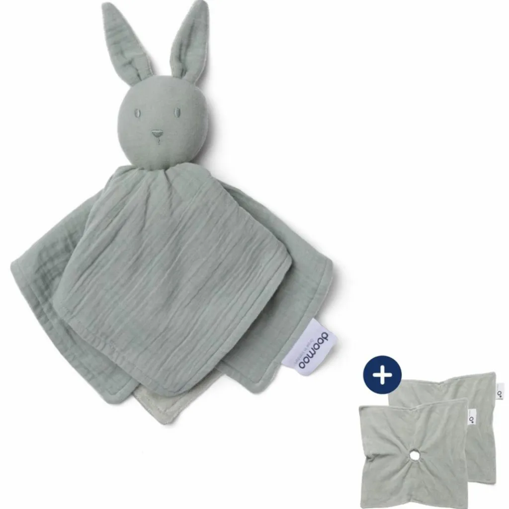 Sale Doudou You&Me Green Doudou Plat