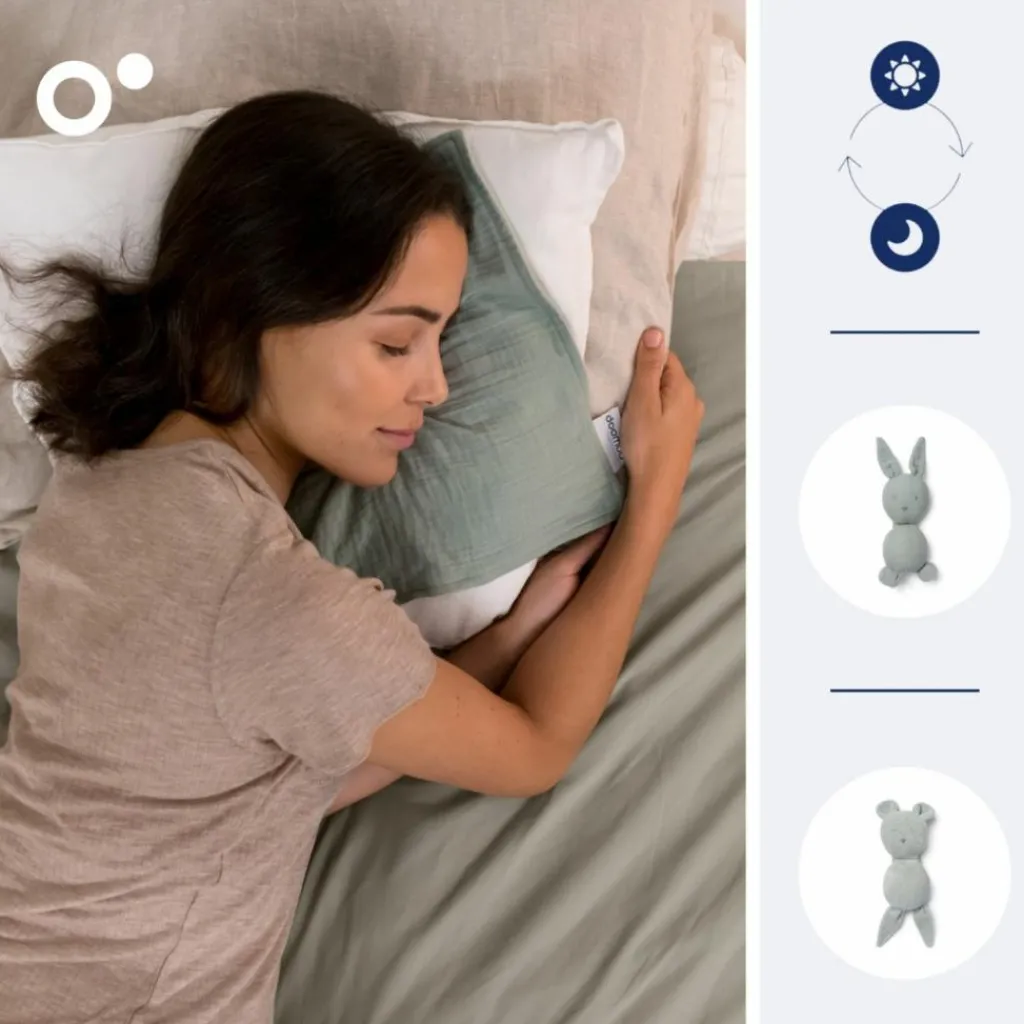 Sale Doudou You&Me Green Doudou Plat