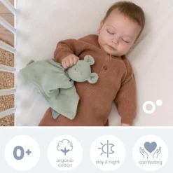 Sale Doudou You&Me Green Doudou Plat