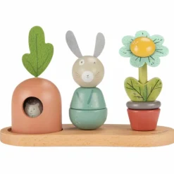 New Empilable multi-activités Trois petits lapins Jouet À Empiler