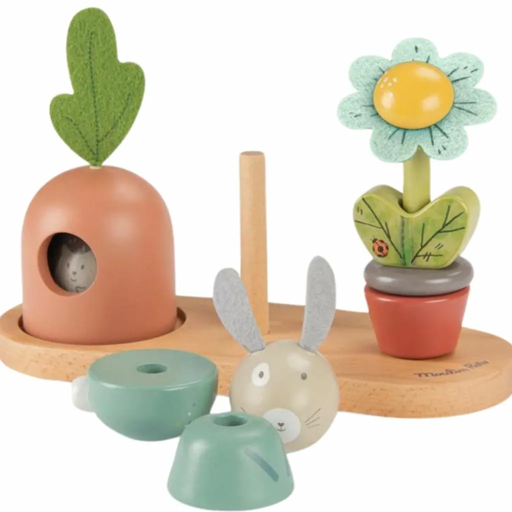 New Empilable multi-activités Trois petits lapins Jouet À Empiler