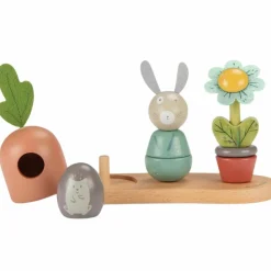 New Empilable multi-activités Trois petits lapins Jouet À Empiler