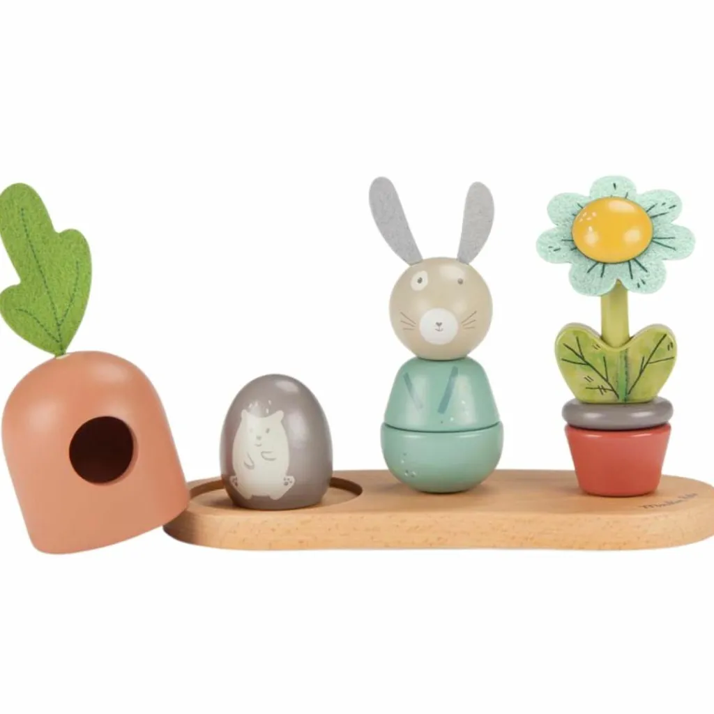 New Empilable multi-activités Trois petits lapins Jouet À Empiler