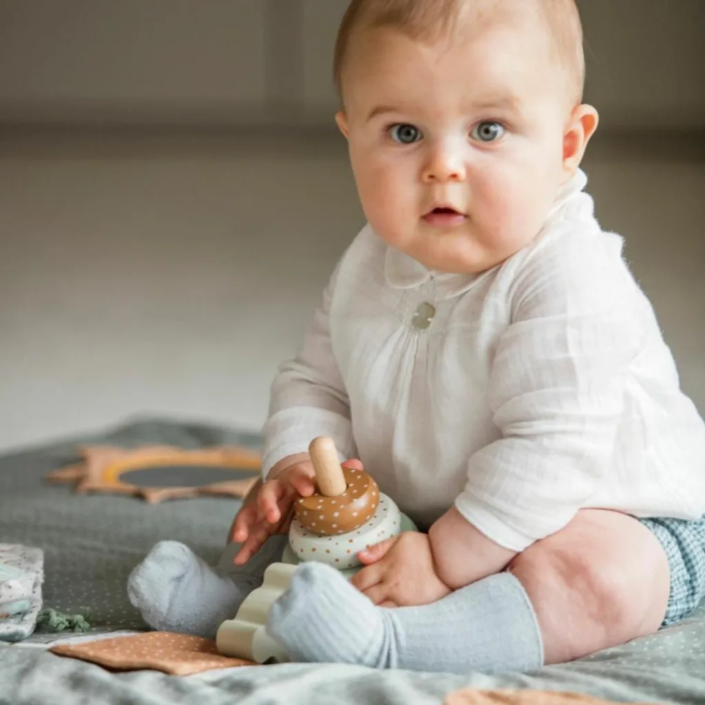 New Empileur à bascule en bois Poppy Jouet À Empiler