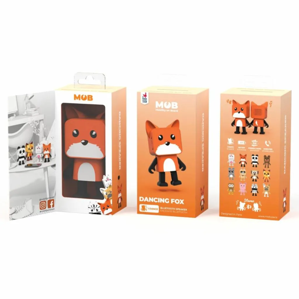 Sale Enceinte dansante Animal Speaker Fox Instrument De Musique