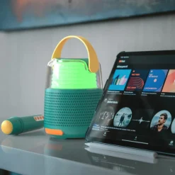 Outlet Enceinte karaoké KS Bleue Micro Karaoké