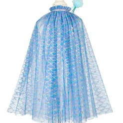 Hot Ensemble cape sirène + diadème + baguette Marlya (3-4 ans) Enfant Déguisement Enfant