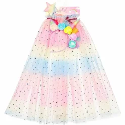 Sale Ensemble cape sirène + diadème + baguette licorne (5-7 ans) Enfant Déguisement Enfant