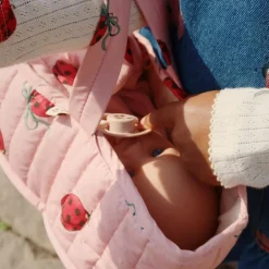 New Ensemble couffin + poupée Coccinelle Accessoires Poupée