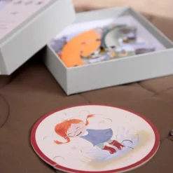 Hot Ensemble de 5 puzzles ronds Petits aventuriers Puzzle