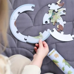 Hot Ensemble de 5 puzzles ronds Petits aventuriers Puzzle