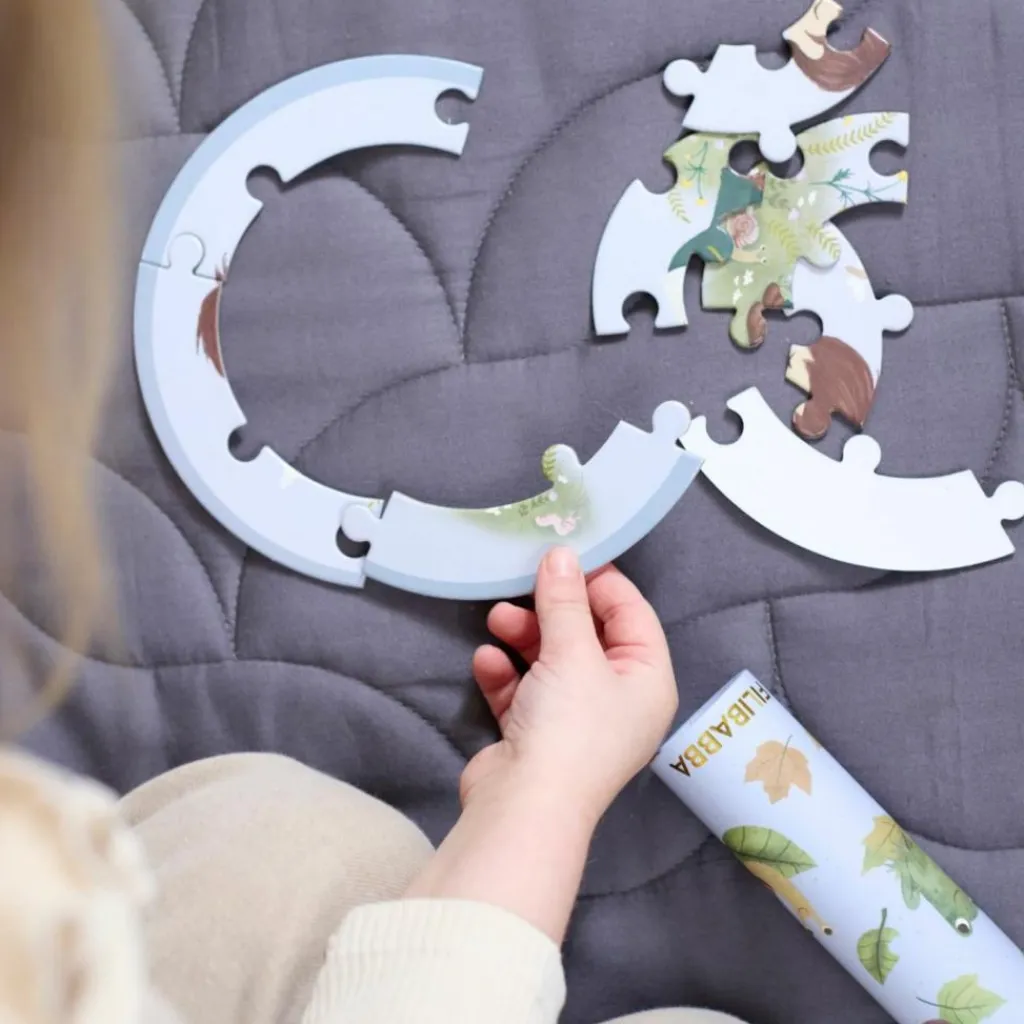 Hot Ensemble de 5 puzzles ronds Petits aventuriers Puzzle