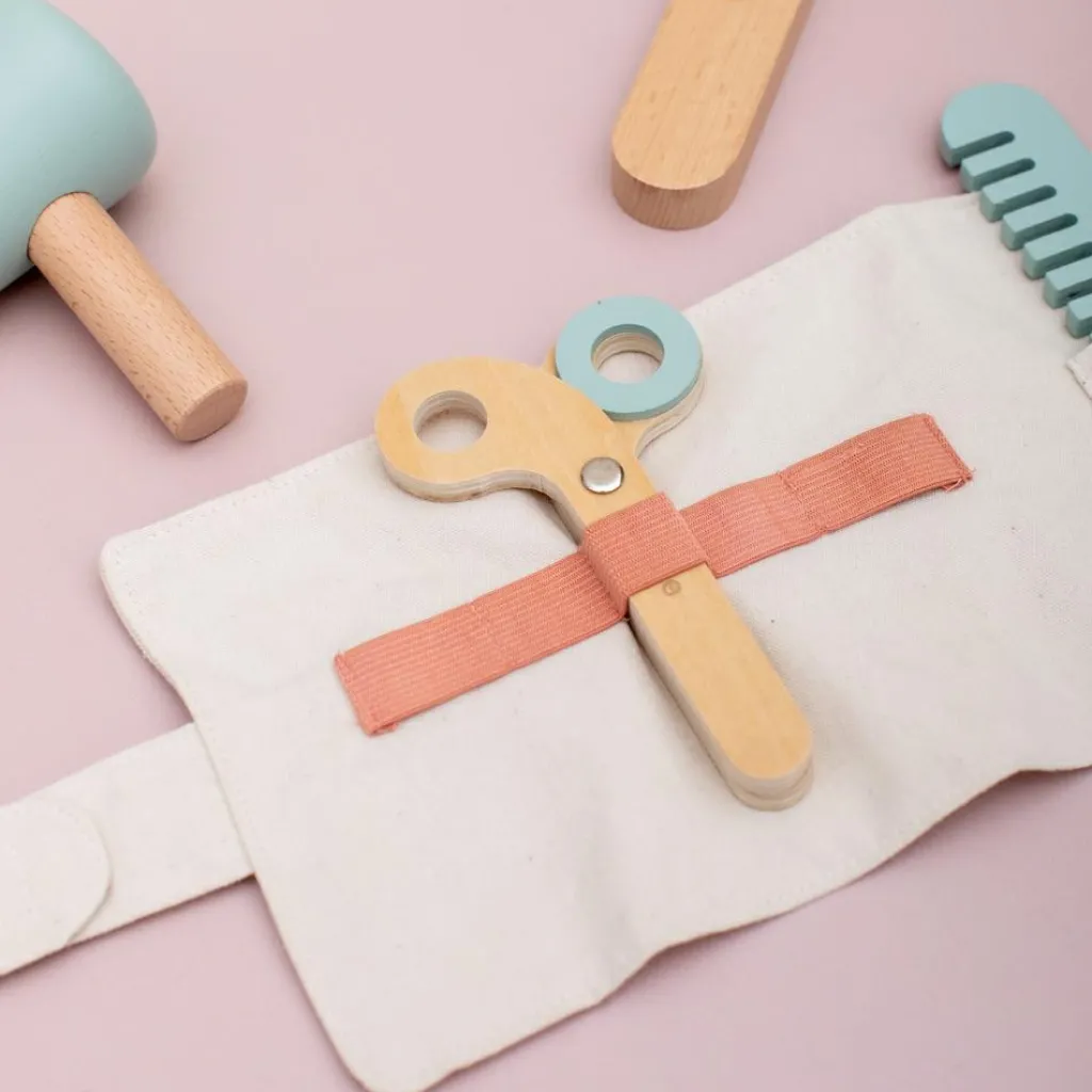 Hot Ensemble de coiffeur en bois All animals Coin Beauté / Barbier