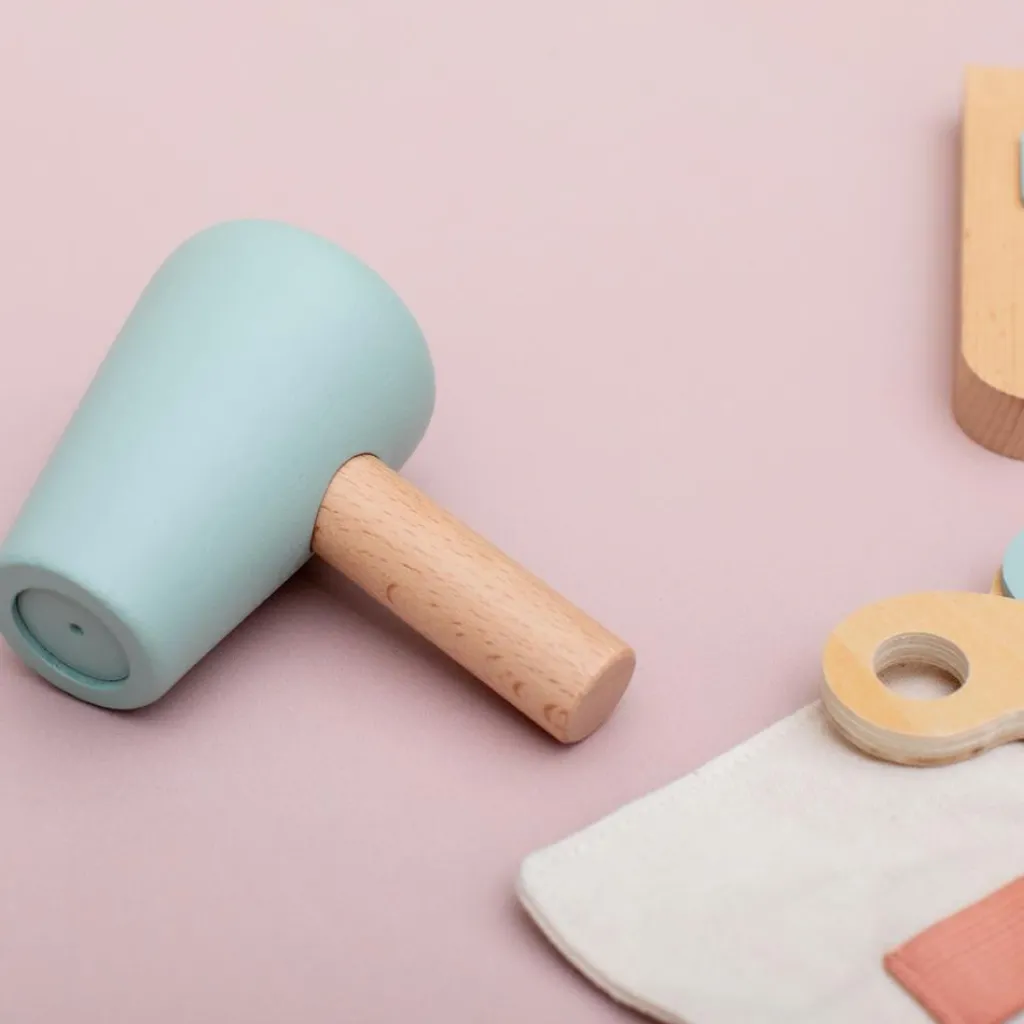 Hot Ensemble de coiffeur en bois All animals Coin Beauté / Barbier