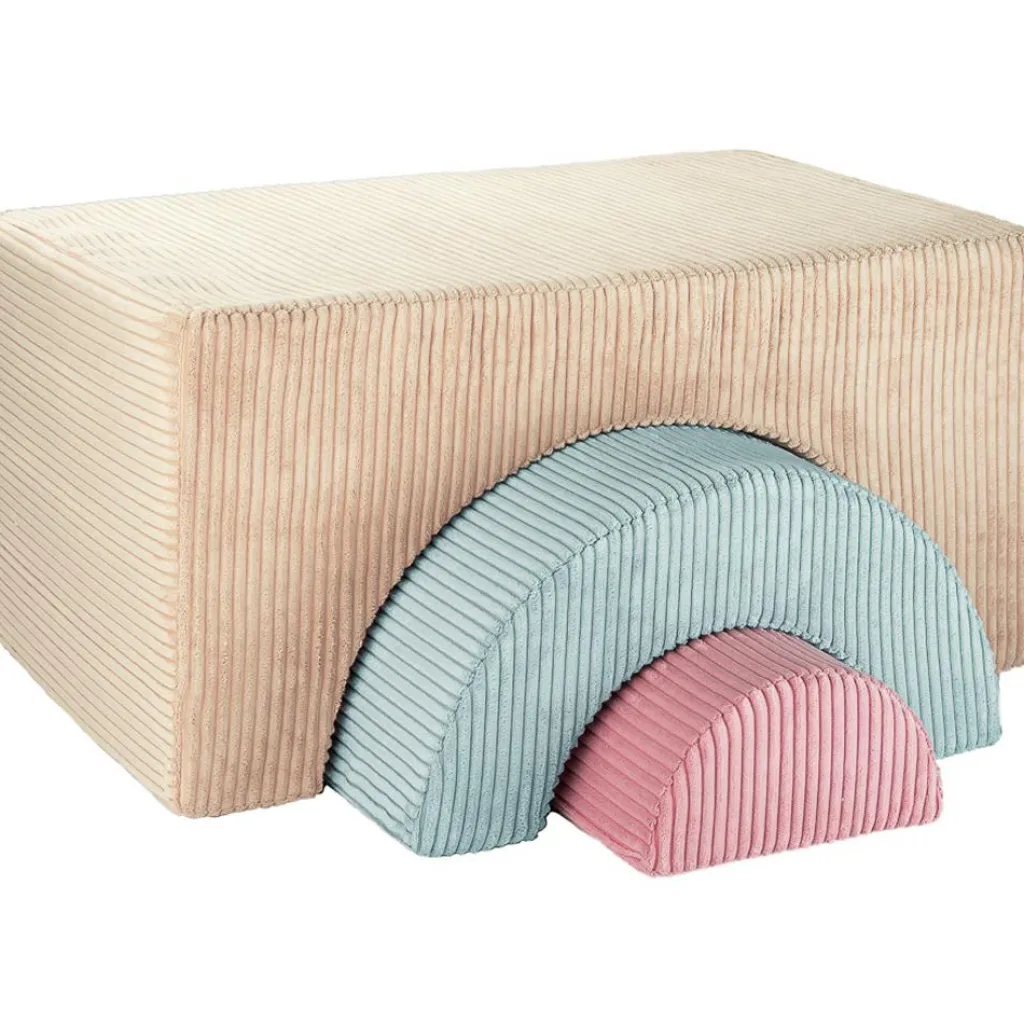 Outlet Ensemble de jeu arc-en-ciel Brown Sugar velours côtelé Parcours De Motricité