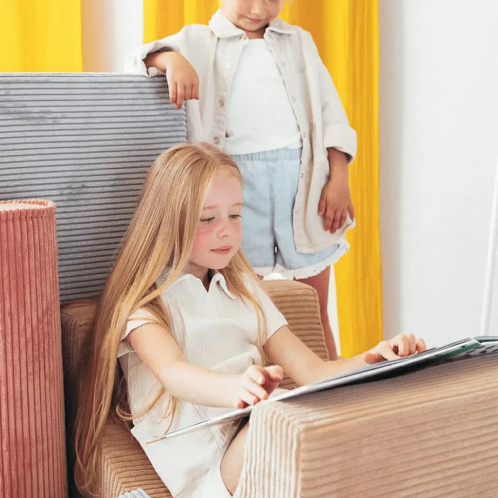 Outlet Ensemble de jeu arc-en-ciel Brown Sugar velours côtelé Parcours De Motricité